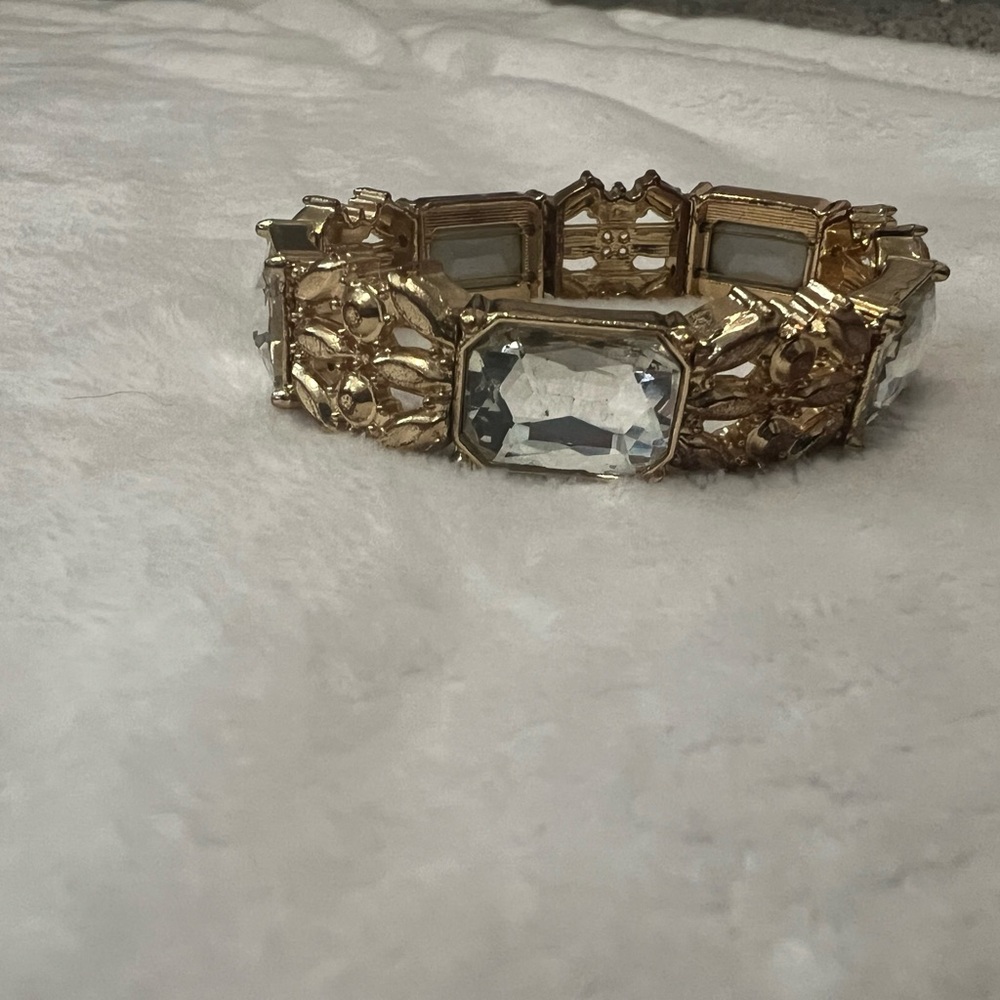 Elegant Gold and Silver Bracelet